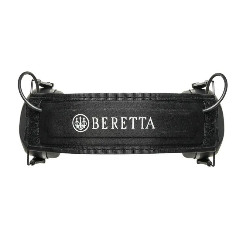 Beretta Electronic Earmuffs - Jet Black-1