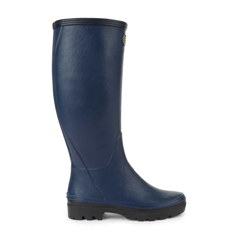 Le Chameau Ladies Marine Giverny Wellingtons-1