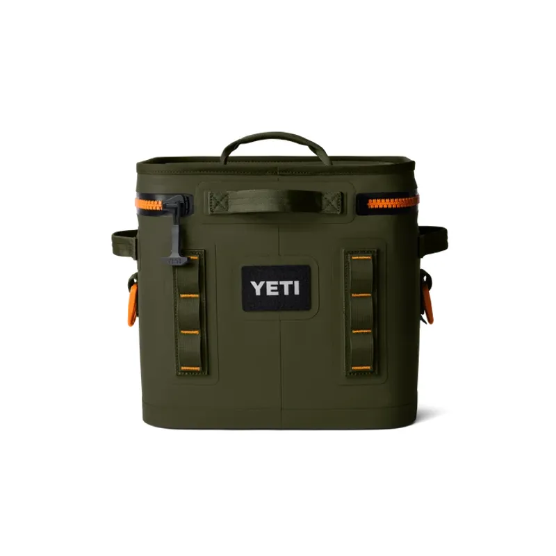 YETI Hopper Flip Olive/King Crab 12 Soft Cooler-2