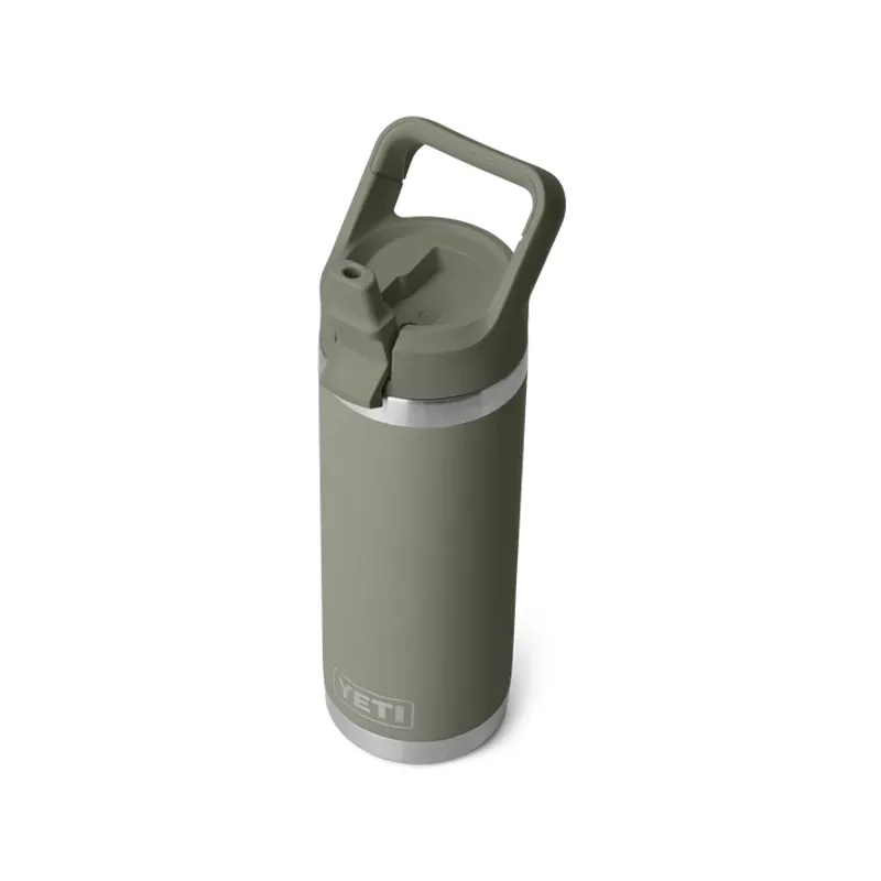 YETI Rambler 18 Oz Pampa Green Bottle with Straw Cap-1