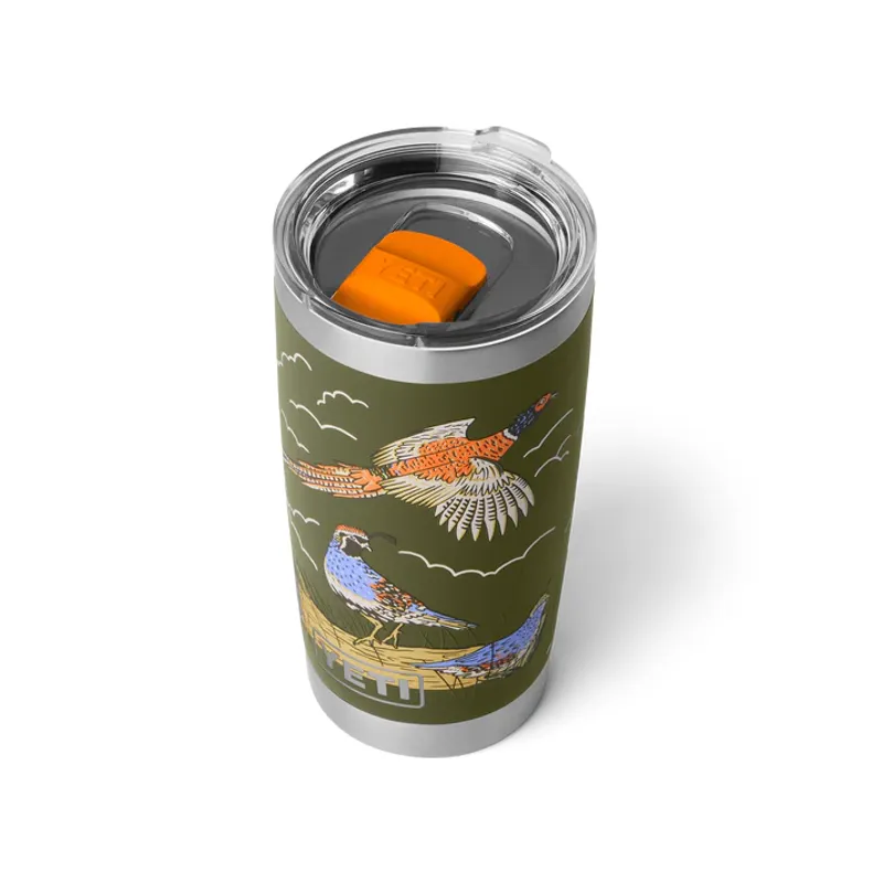 YETI Rambler 20 Oz Upland Bird Olive Tumbler-1