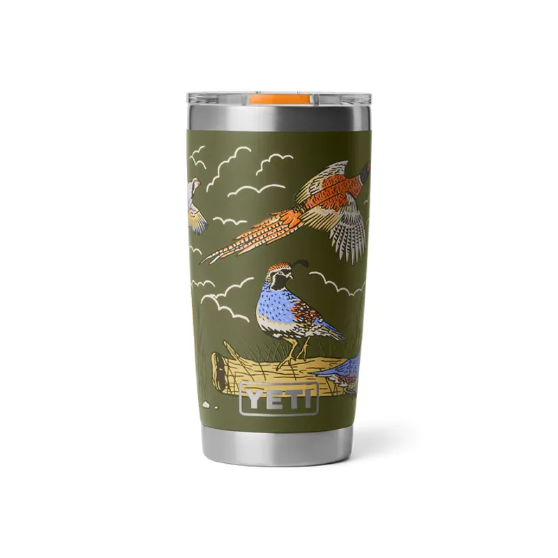 YETI Rambler 20 Oz Upland Bird Olive Tumbler