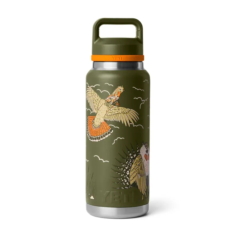 YETI Rambler 36 Oz Upland Bird Olive Bottle With Chug Cap-2