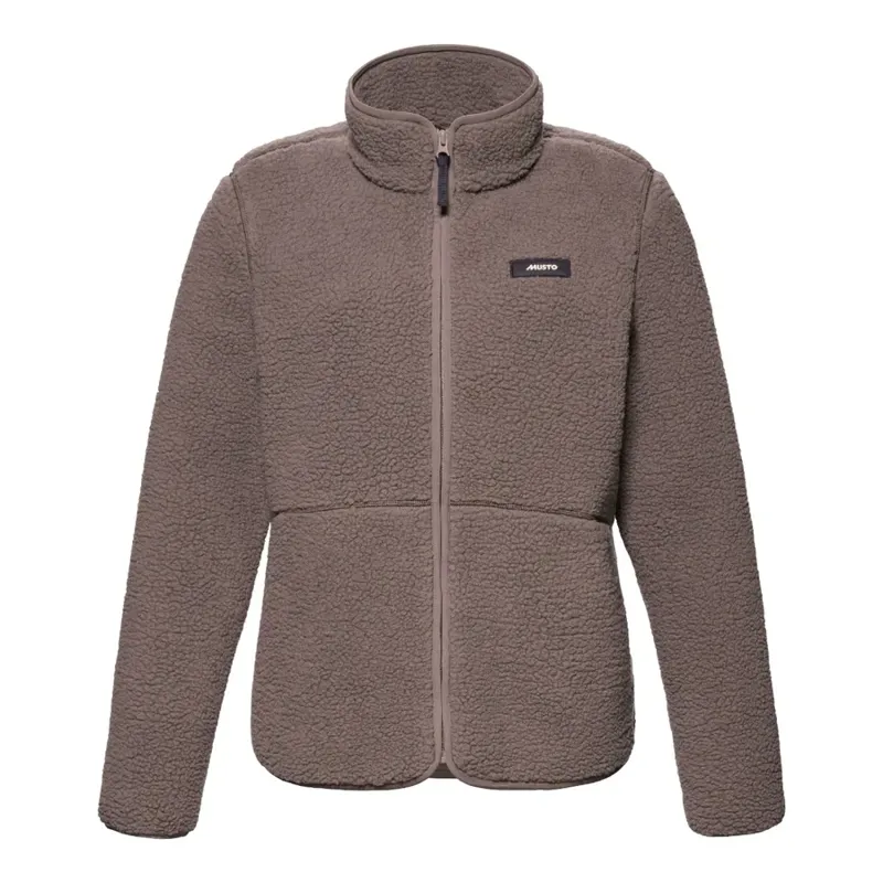 Musto Cove Deep Pile Fleece Jacket - Plum-9