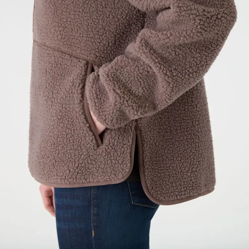 Musto Cove Deep Pile Fleece Jacket - Plum-5