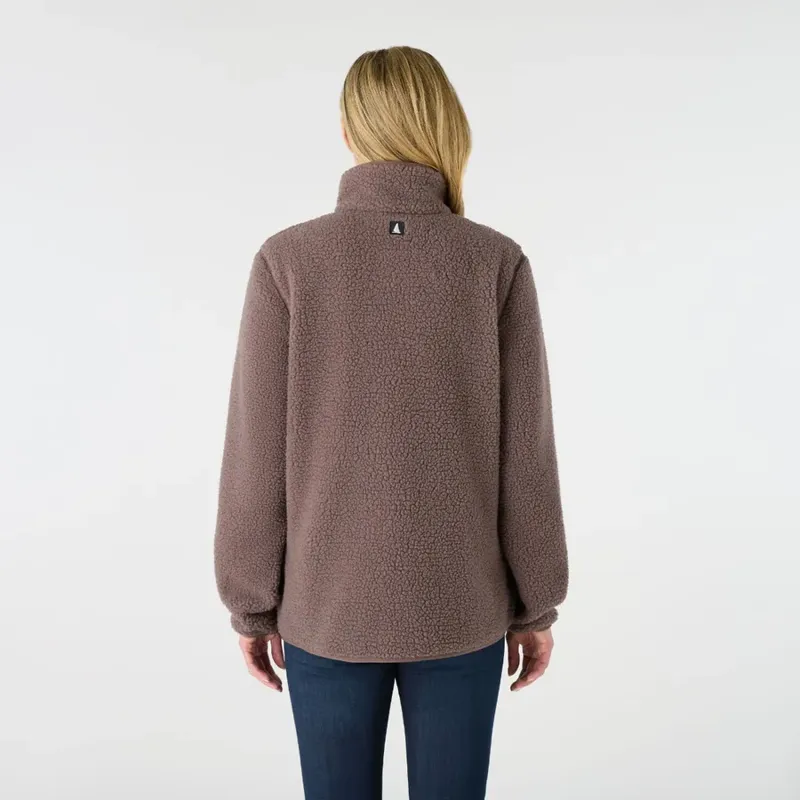 Musto Cove Deep Pile Fleece Jacket - Plum-7