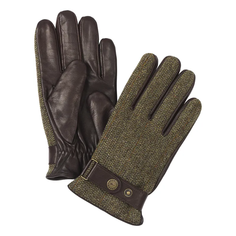 Laksen Cornwall Men's Tweed and Lambskin Gloves