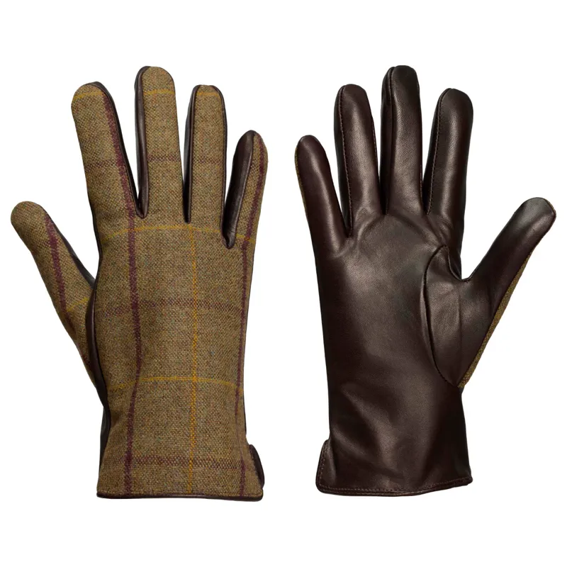 Laksen Fiona Lady's Tweed and Lambskin Gloves