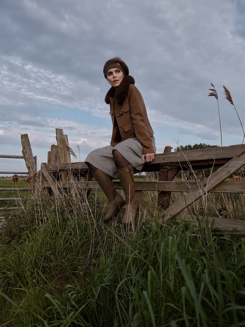 Hunt and Hall Ladies Windsor Olive Jacket