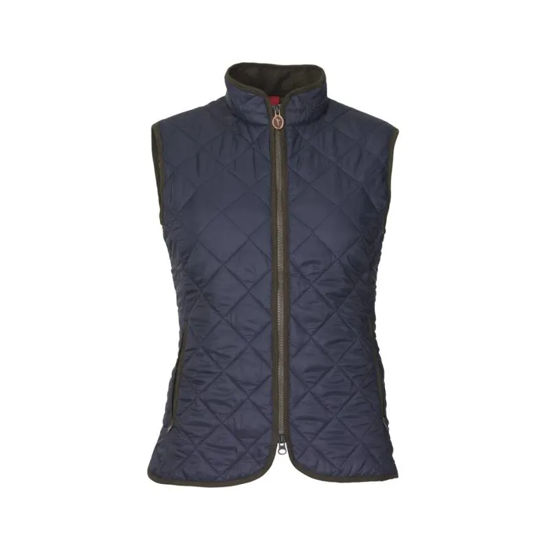 Laksen Ladies Audley Navy Quilted Vest