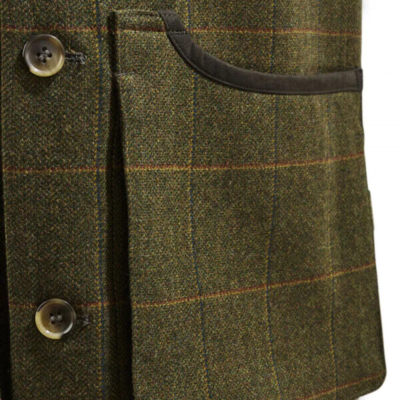 Musto Light Machine Washable Tweed Balmoral Waistcoat-4