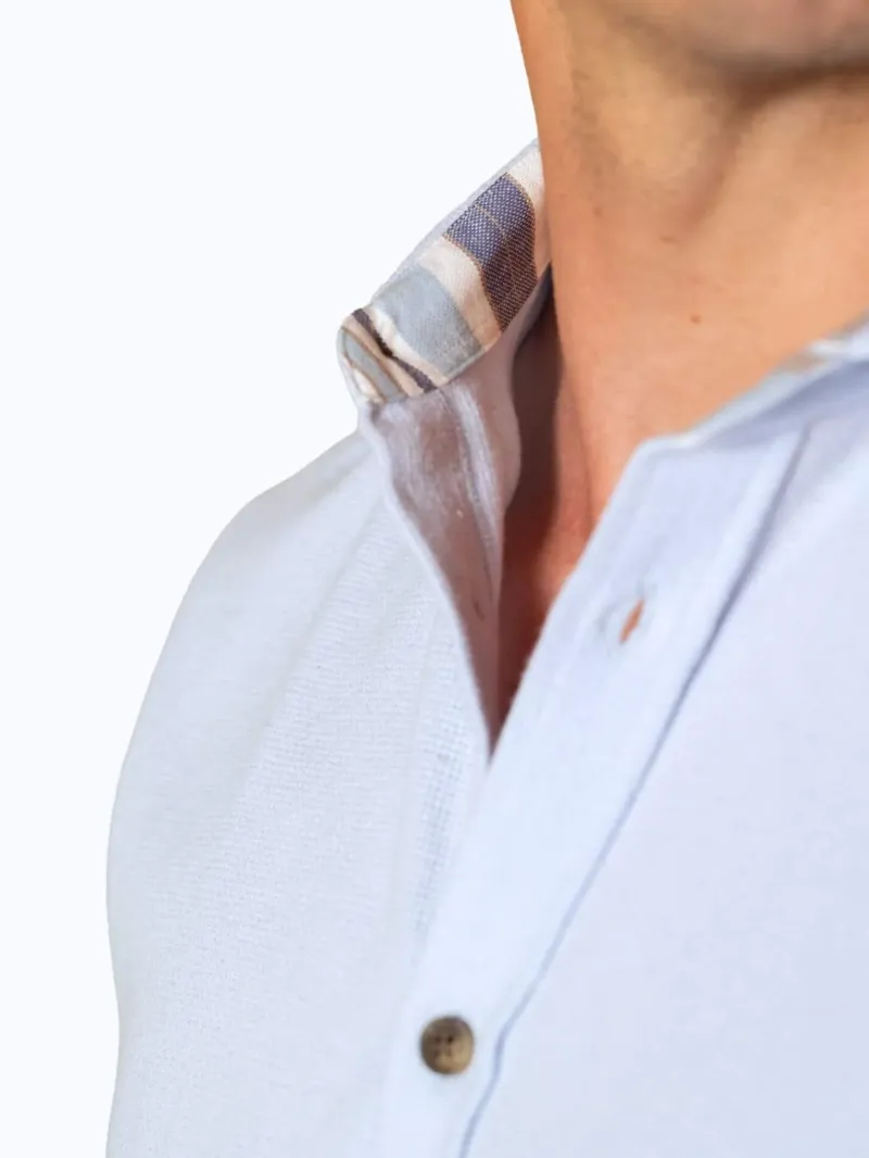 KOY Air Weave Short Sleeve Shirt - Blue-5