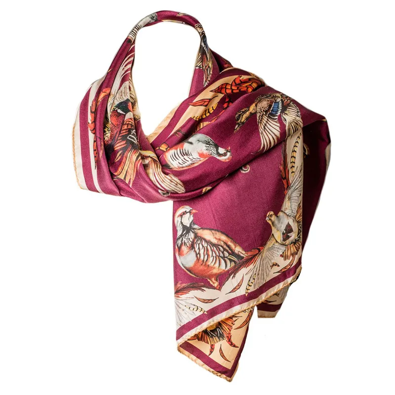 Clare Haggas Best In Show Mulberry Classic Scarf-3
