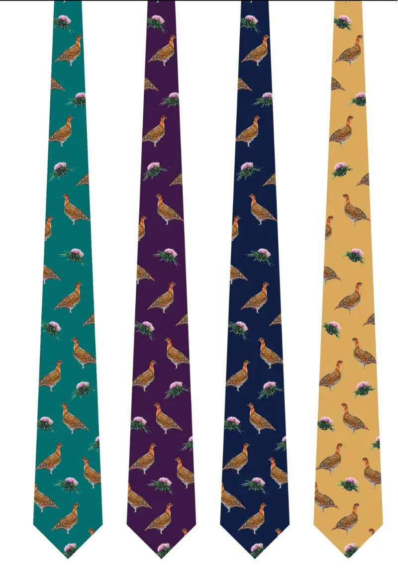 Clare Haggas Grouse Misconduct Teal Tie-2