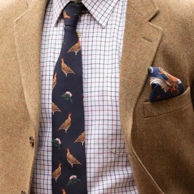 Clare Haggas Grouse Misconduct Navy Tie Box Set