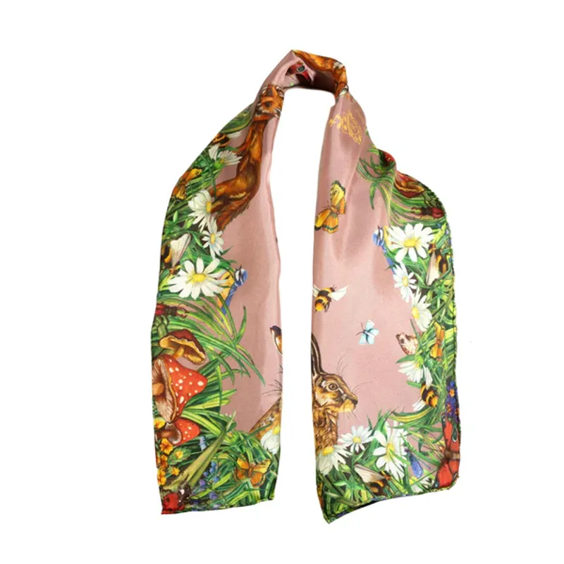 Clare Haggas Spiritual Awakening Antique Rose Narrow Scarf-3