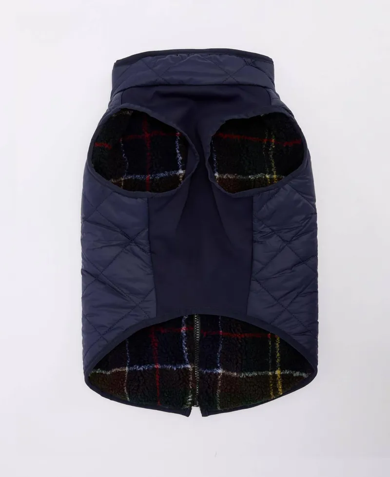 Barbour Field Reversible Dog Coat - Classic Navy-1