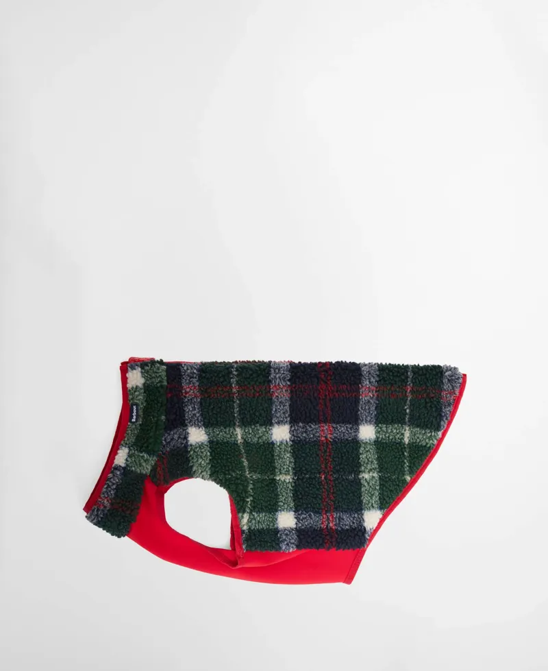 Barbour Field Reversible Dog Coat - Evergreen Tartan-5