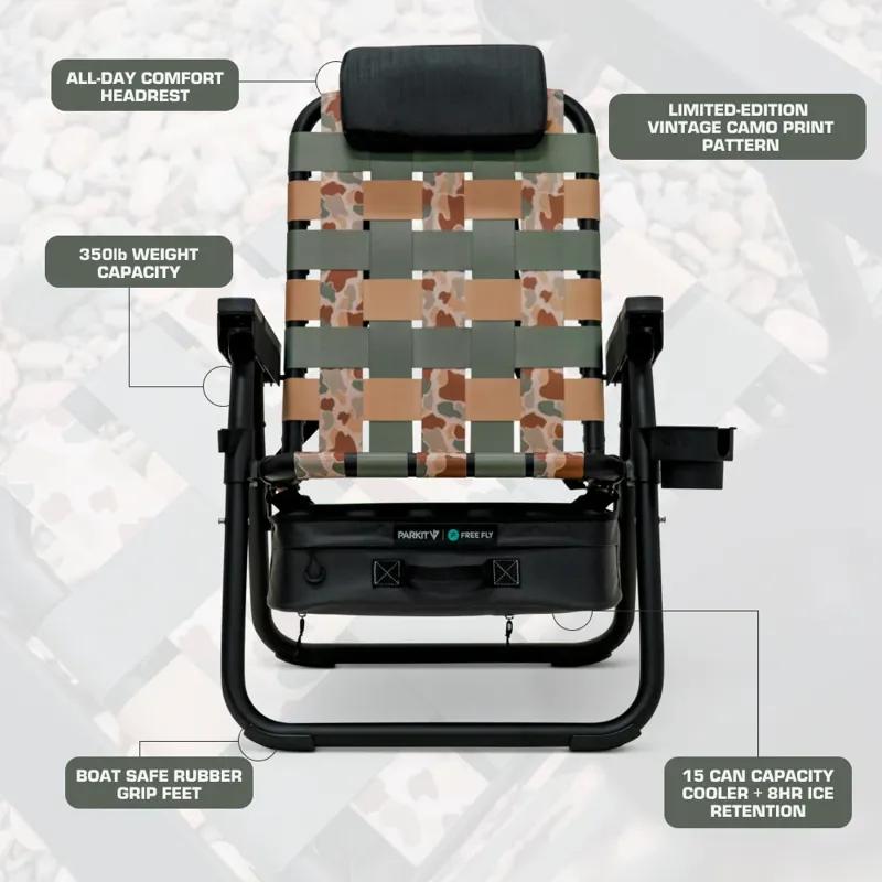 PARKIT Eclipse x Freefly Recliner Chair - Vintage Camo-4