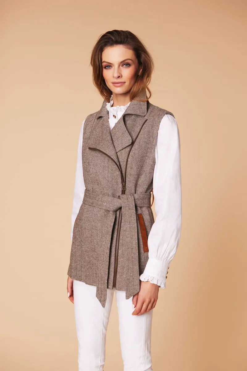 Hunt and Hall Ladies Wentworth Tweed Gilet