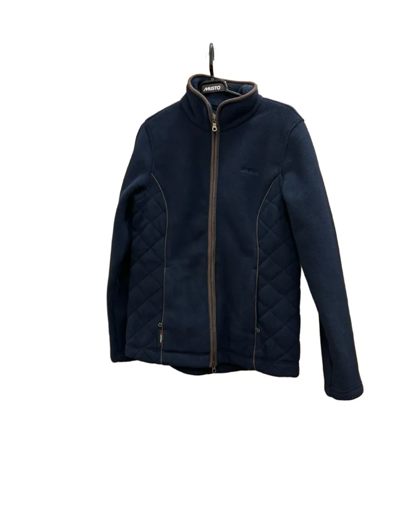 Musto Ladies Melford Navy Fleece Jacket-1
