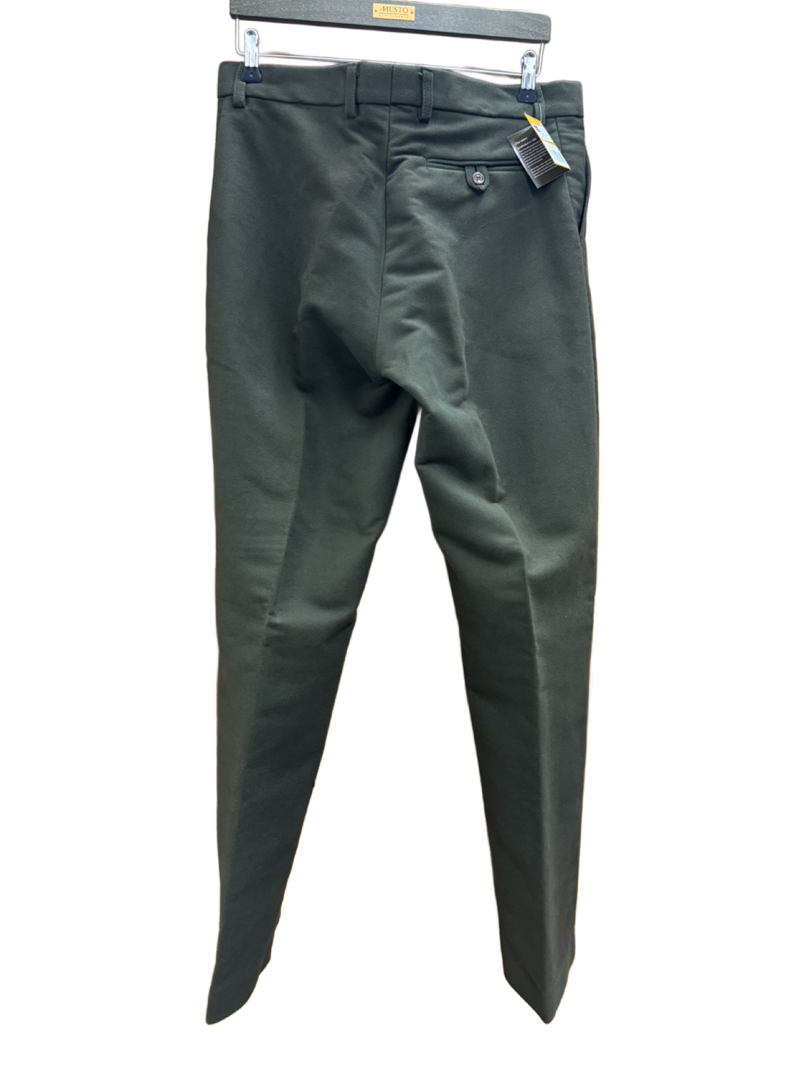 Bonart Olive Moleskin Trousers-2