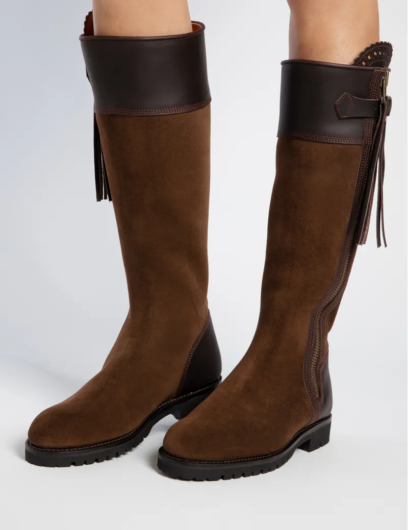 Penelope Chilvers Inclement Dark Oak Long Tassel Boot-5