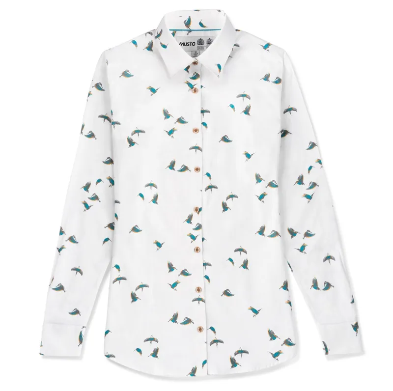 Musto Ladies Kingfisher Print Country Shirt UK 10