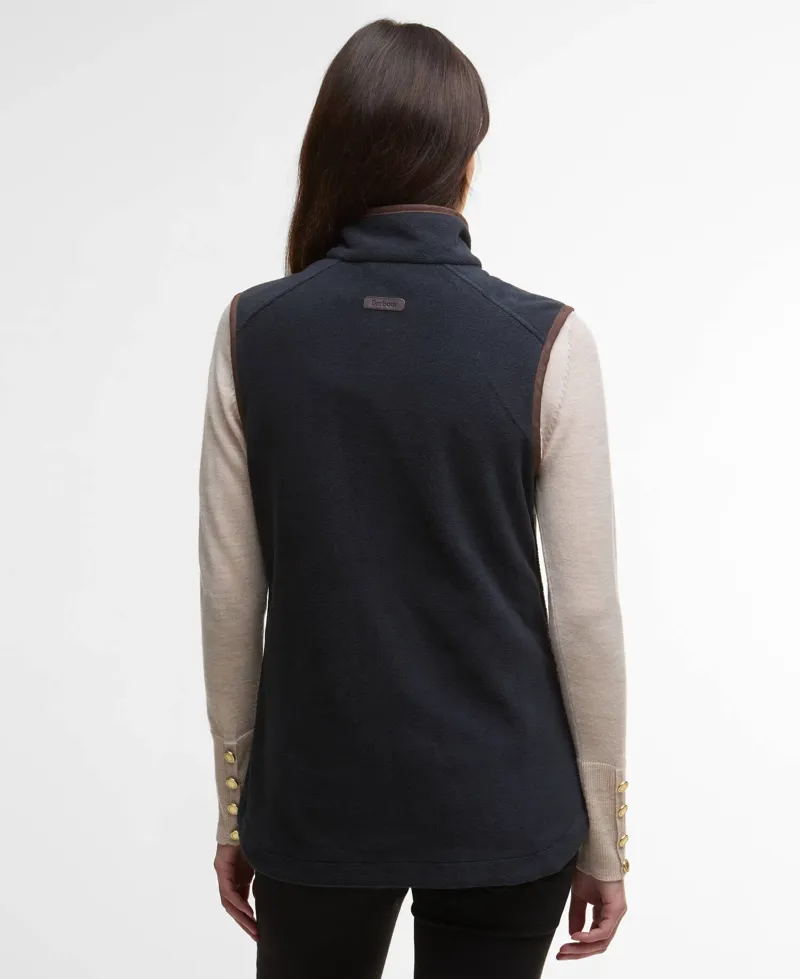 Barbour Ladies Country Colton Fleece Gilet - Classic Navy-2
