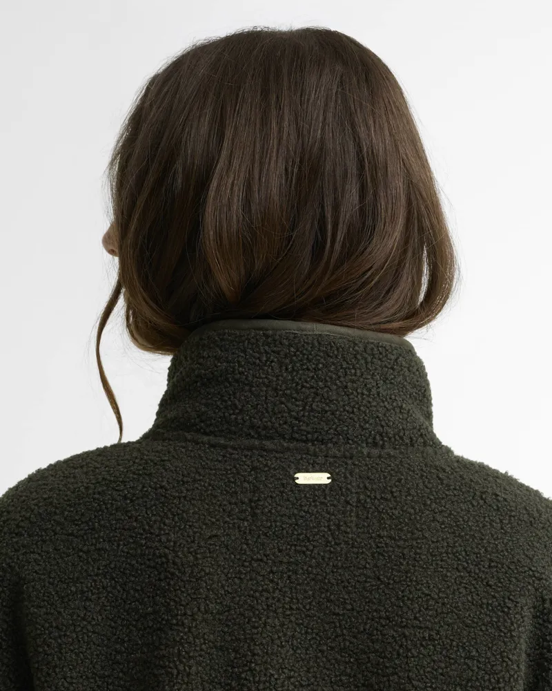 Barbour Ladies Mabel Fleece - Olive-5