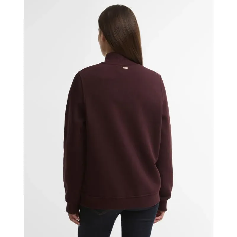 Barbour Ladies Cynthia Quarter-Zip Jumper - Fig-2