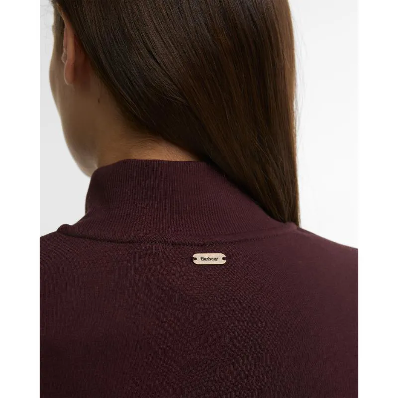 Barbour Ladies Cynthia Quarter-Zip Jumper - Fig-3