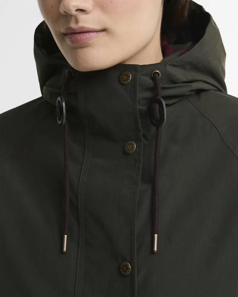 Barbour Ladies Hester Waterproof Jacket - Sage/Classic-3