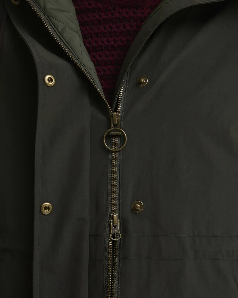 Barbour Ladies Hester Waterproof Jacket - Sage/Classic-4