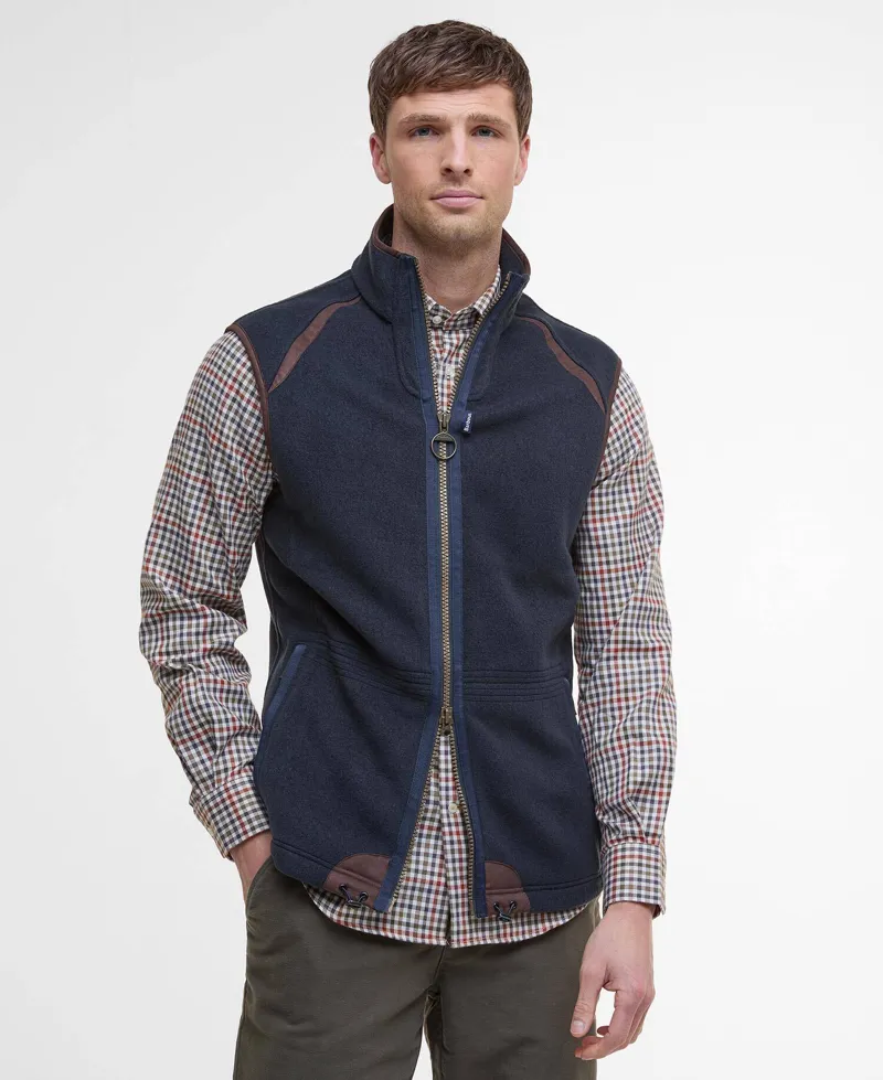 Barbour Langdale Fleece Gilet - Navy-1