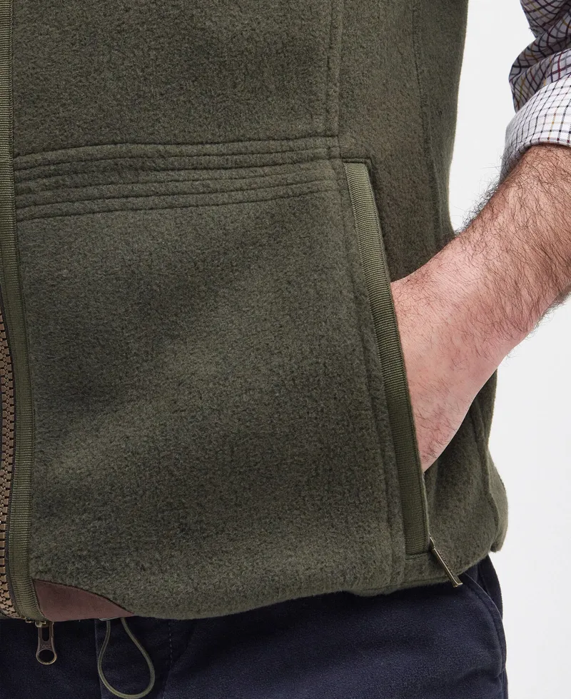 Barbour Langdale Fleece Gilet - Olive-5