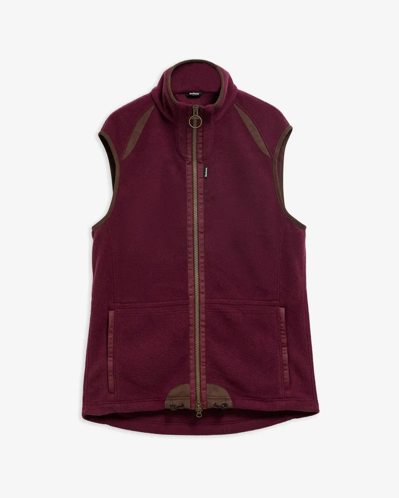 Barbour Langdale Gilet - Dark Bordeaux-5