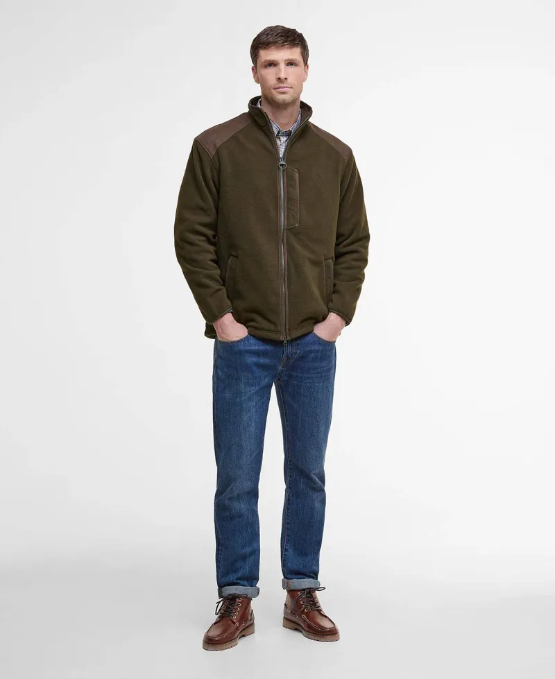 Barbour Active Fleece Jacket - Olive-1