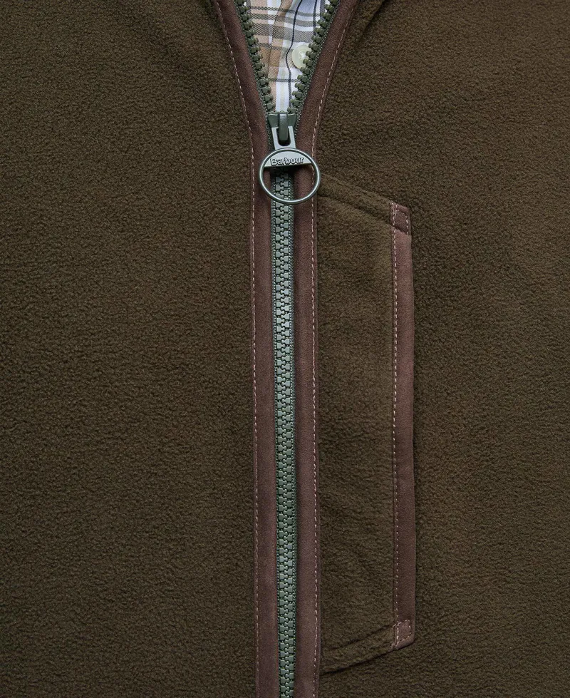 Barbour Active Fleece Jacket - Olive-6