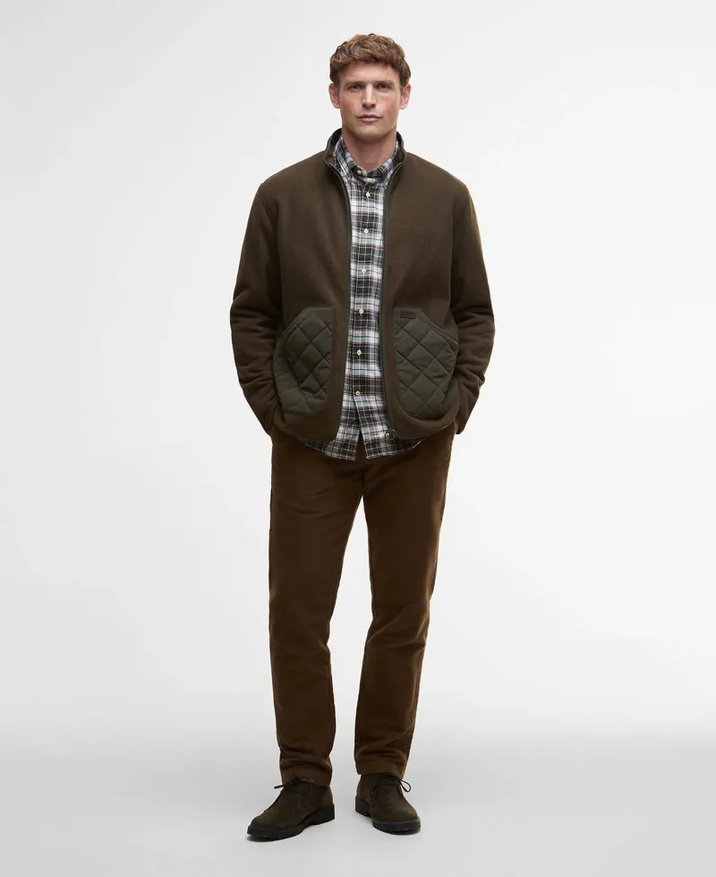 Barbour Lowich Fleece - Olive-1