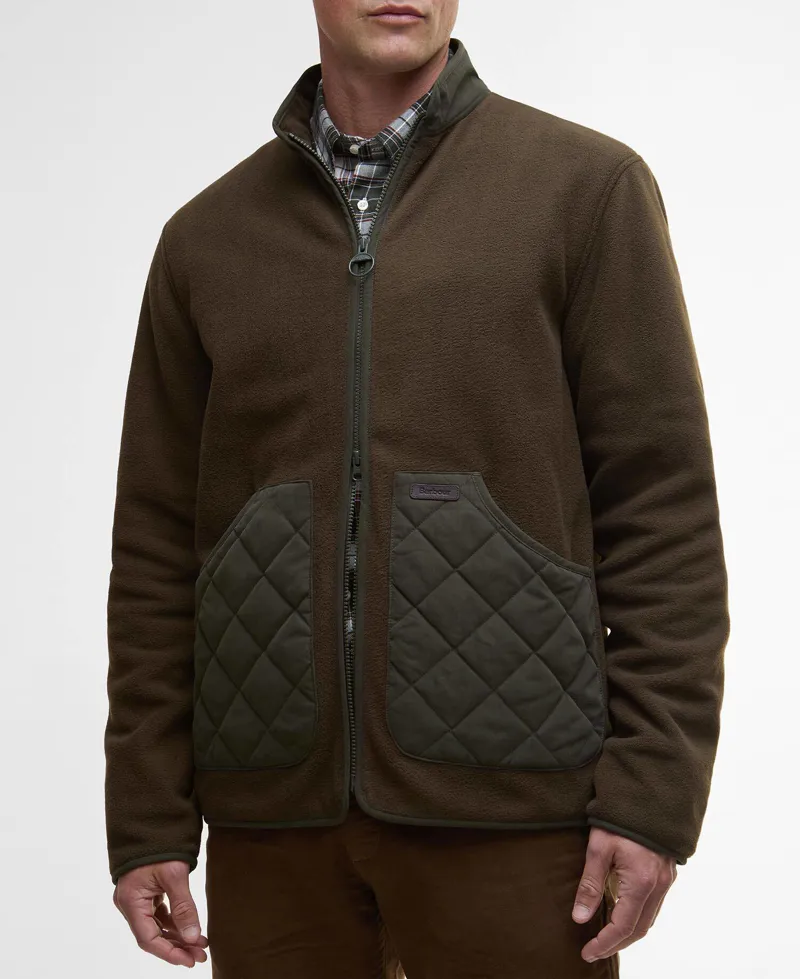 Barbour Lowich Fleece - Olive-4