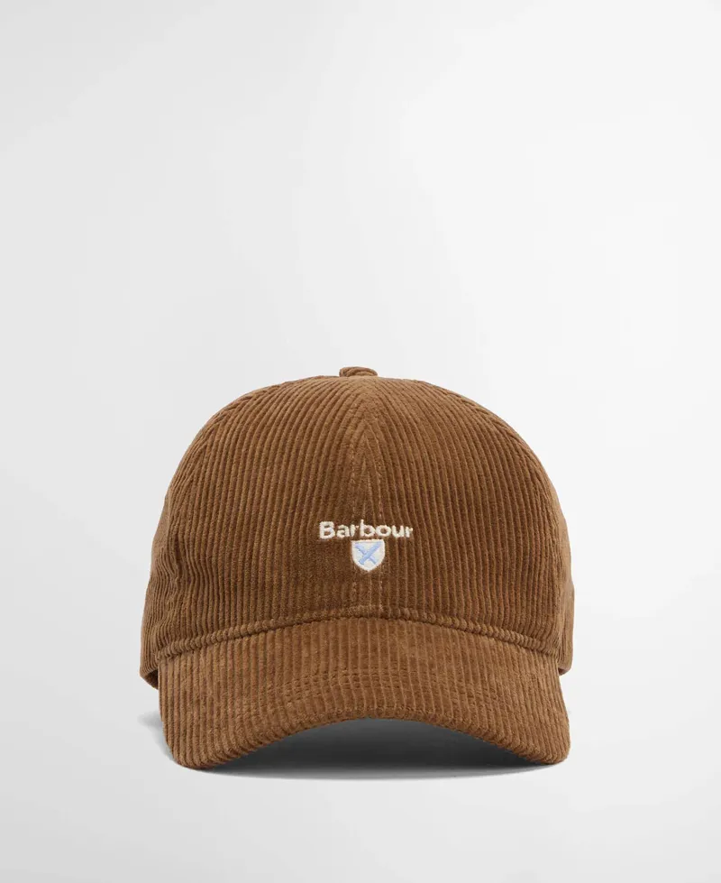 Barbour Preston Cord Cap - Beige-1