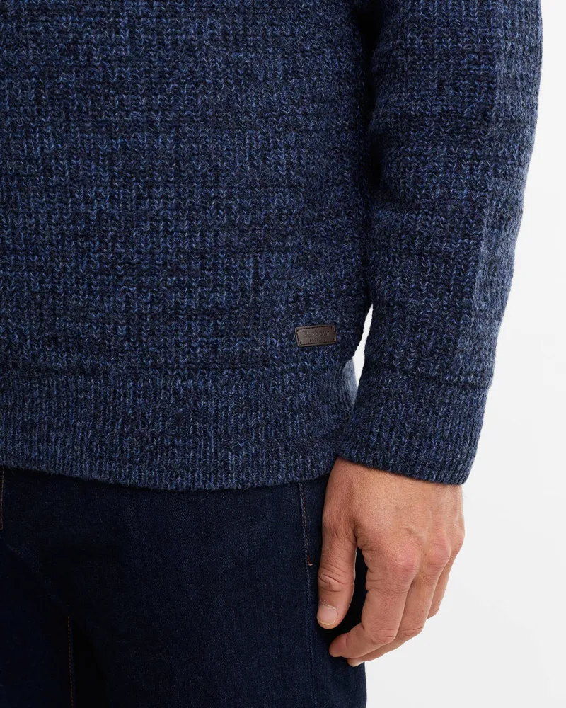 Barbour Horseford Crew Neck Jumper - Classic Navy-3