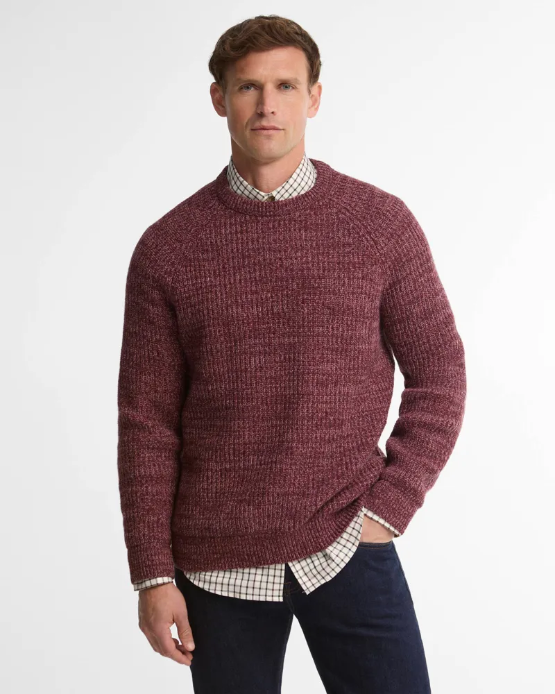 Barbour Horseford Crew Neck Jumper - Mauve