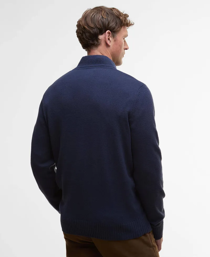 Barbour Kelson Quarter-Zip Jumper - Navy-2