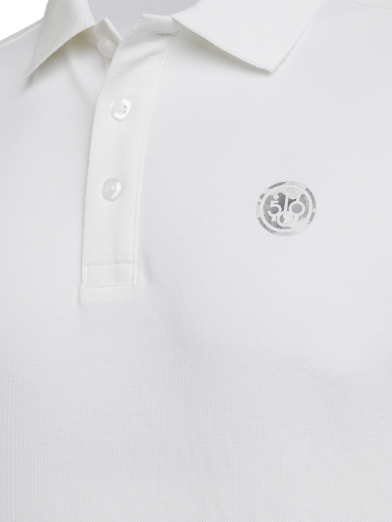 Beretta 500th Anniversary Camo Logo Polo - Bright White-1