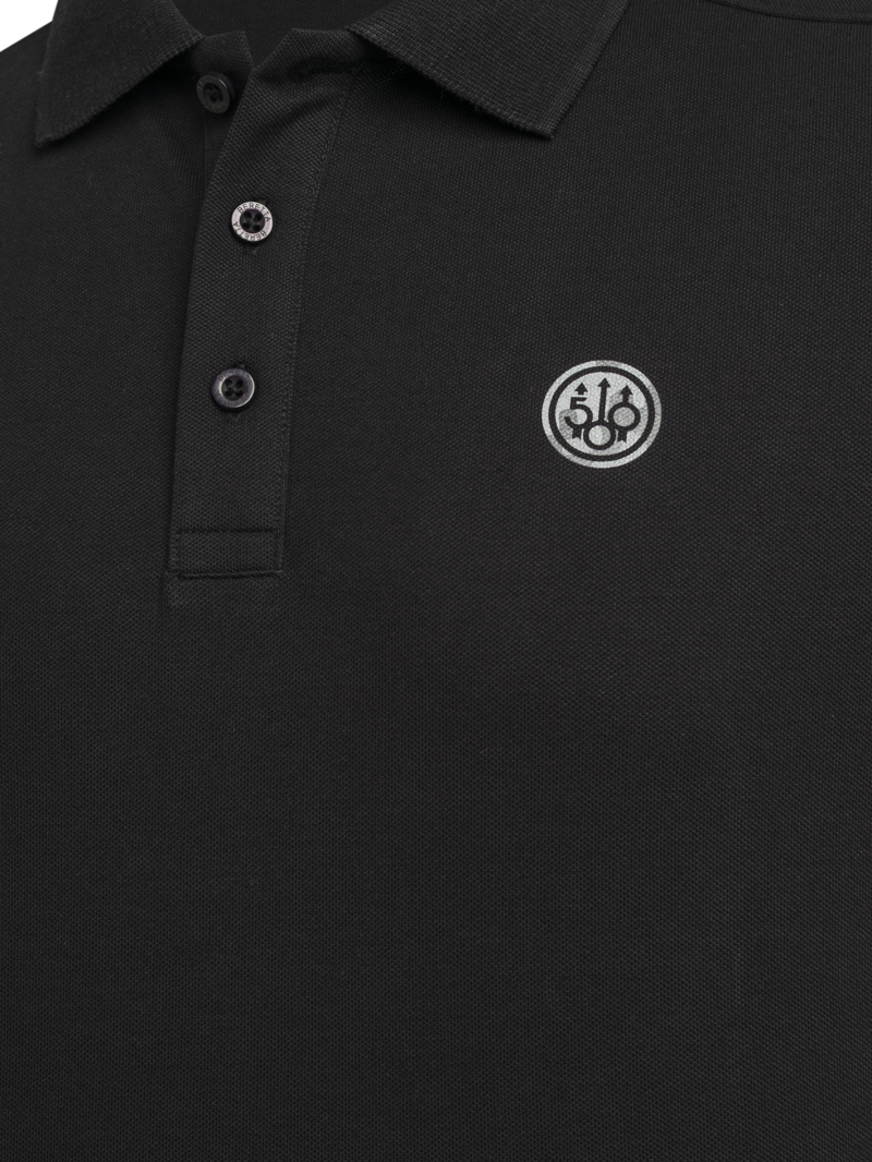 Beretta 500th Anniversary Camo Logo Polo - Black-1
