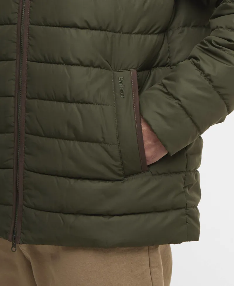 Barbour Broughton Quilted Jacket - Olive-3