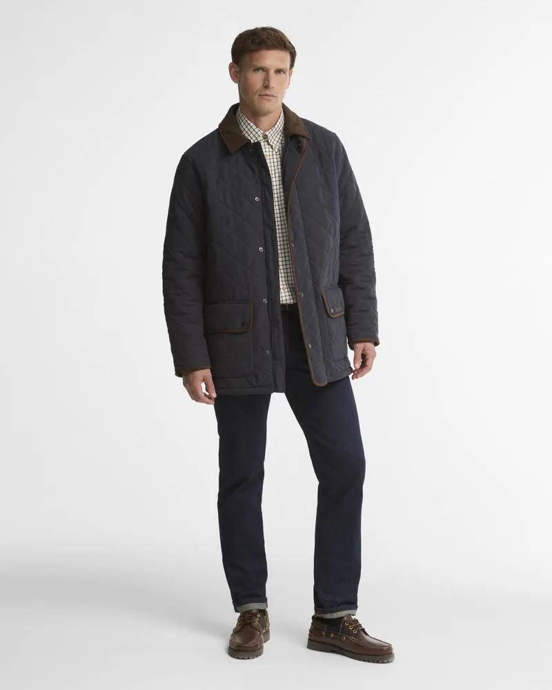 Barbour Thursby Polarquilt Jacket - Dark Navy-1