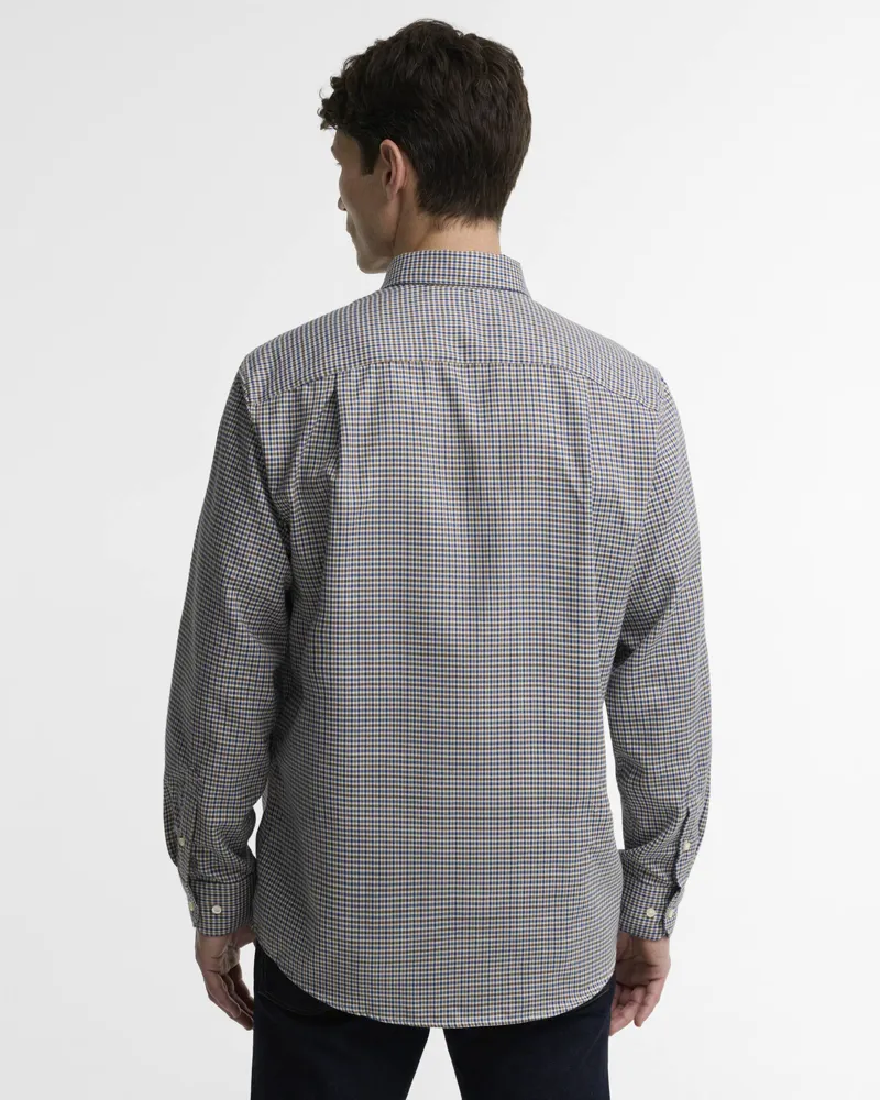 Barbour Barnard Thermo Weave Regular-Fit Shirt - Deep Blue-2
